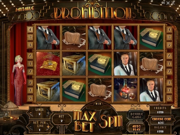 Игровой автомат «Prohibition» в казино Вулкан