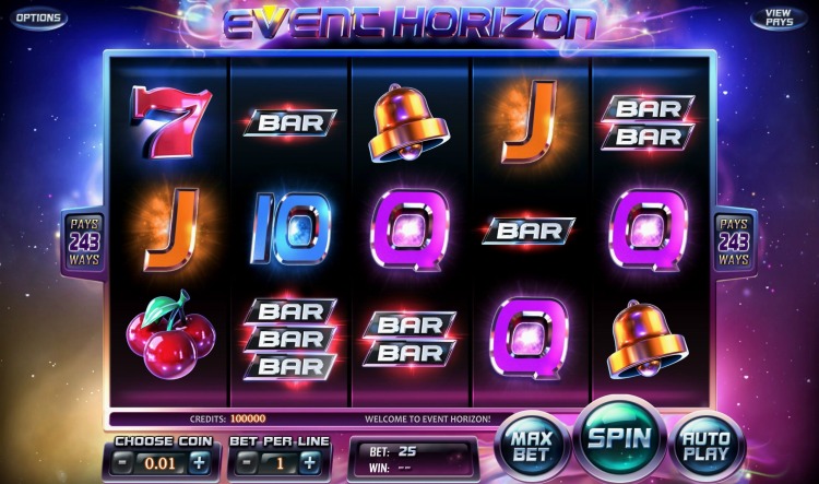 Игровые автоматы «Event Horizon» в онлайн казино Вулкан