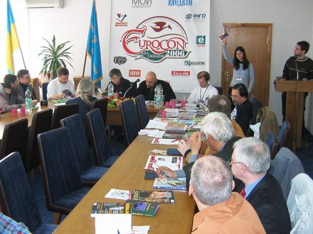 В Киеве на «Евроконе-2006» присутствовал американский фантаст Гарри Гаррисон